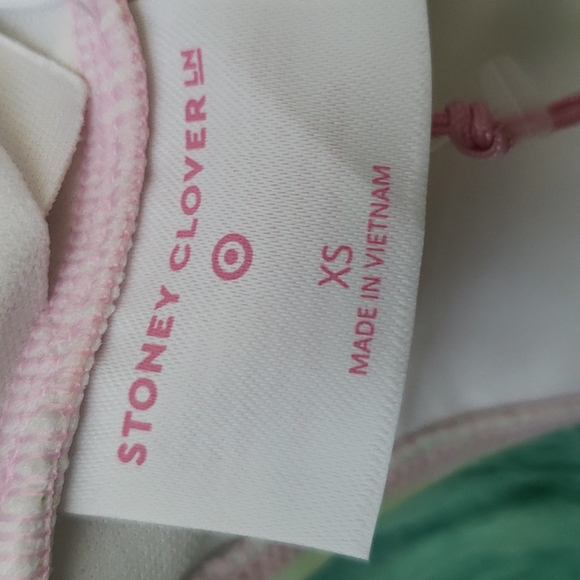 NWT Stoney Clover Lane Tie Dye High Cut Cheeky One Piece SwimSuit - Picture 7 of 8